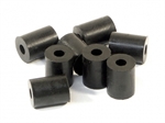 87058 - RUBBER TUBE 3 X 8 10MM (SHAPED/BLACK/8PCS)